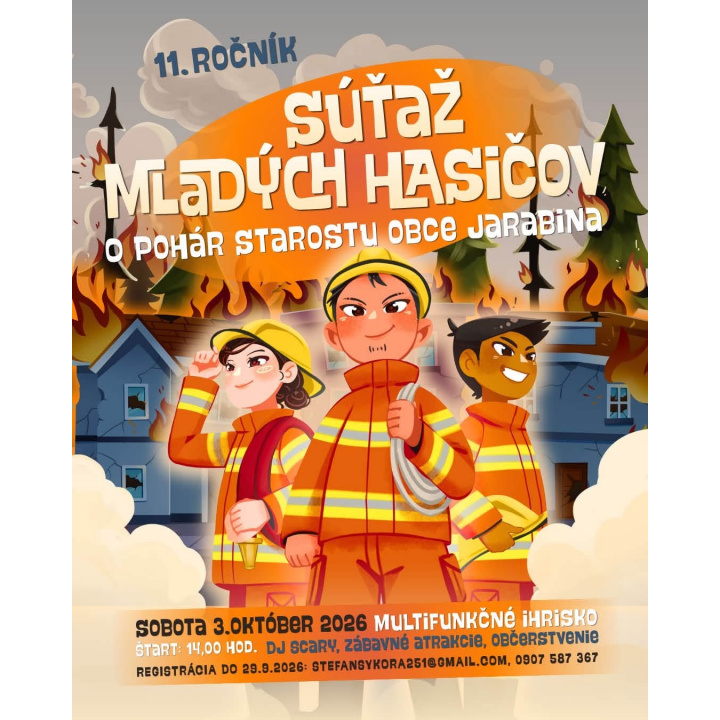Menšia fotka pre článok 11. ROČNÍK SÚŤAŽE MLADÝCH HASIČOV