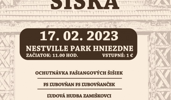 FAŠIANGOVÁ ŠIŠKA v Nestville park Hniezdne 17.02.2023