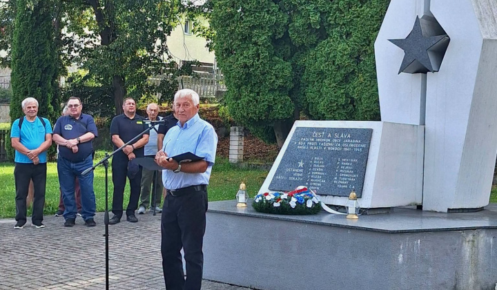 SPOMIENKOVÉ OSLAVY 82. VÝROČIA SLOVENSKÉHO NÁRODNÉHO POVSTANIA