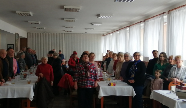Výročná schôdza jednoty dôchodcov v našej obci 19.02.2023