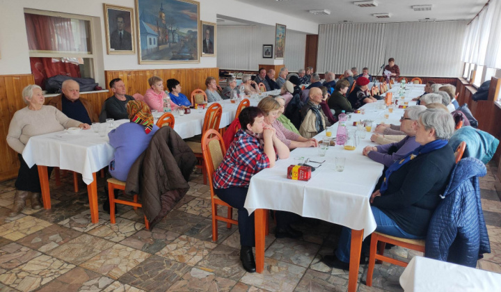 Výročná schôdza jednoty dôchodcov v našej obci 19.02.2023