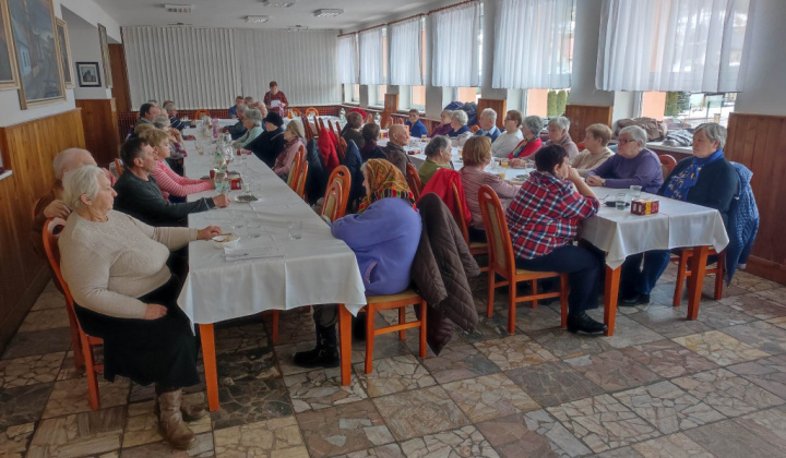 Výročná schôdza jednoty dôchodcov v našej obci 19.02.2023