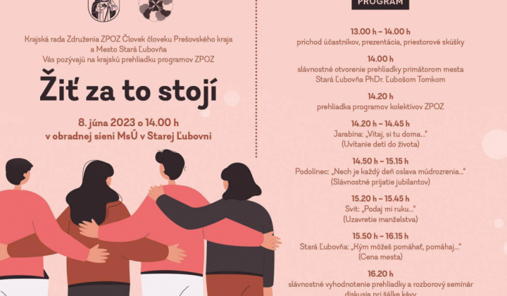 ŽIŤ ZA TO STOJÍ - Krajská prehliadka programov Zborov pre občian