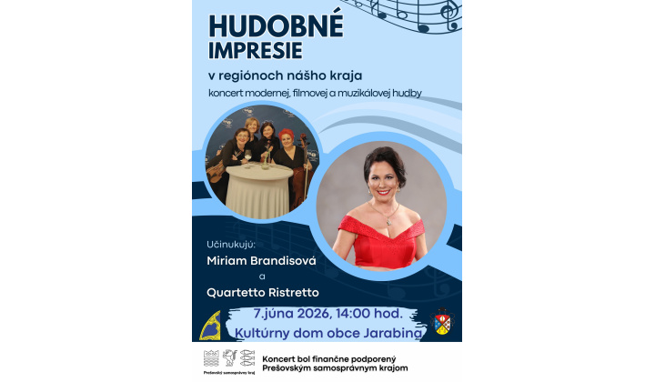 Fotka pre článok HUDOBNÉ IMPRESIE - KD JARABINA 7.6.2026
