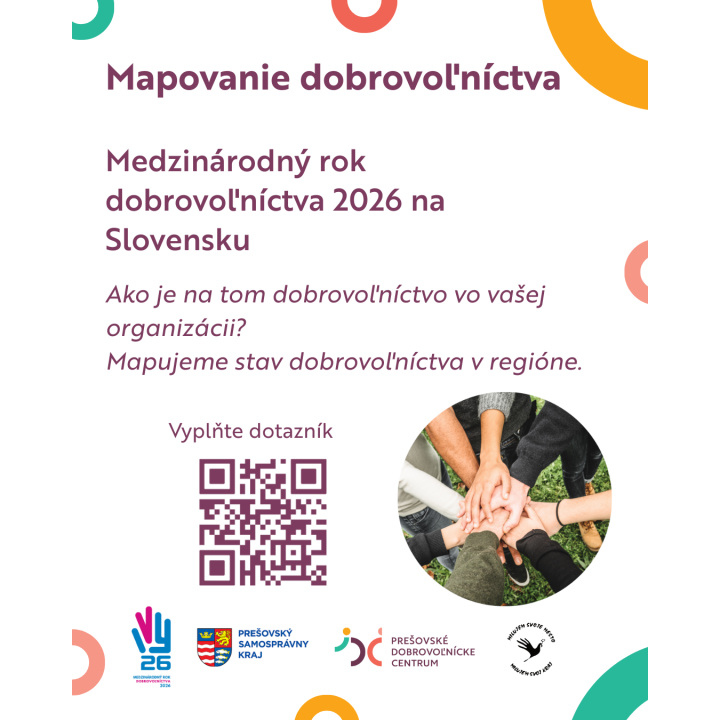 Menšia fotka pre článok Mapovanie dobrovoľníctva - DOTAZNÍK