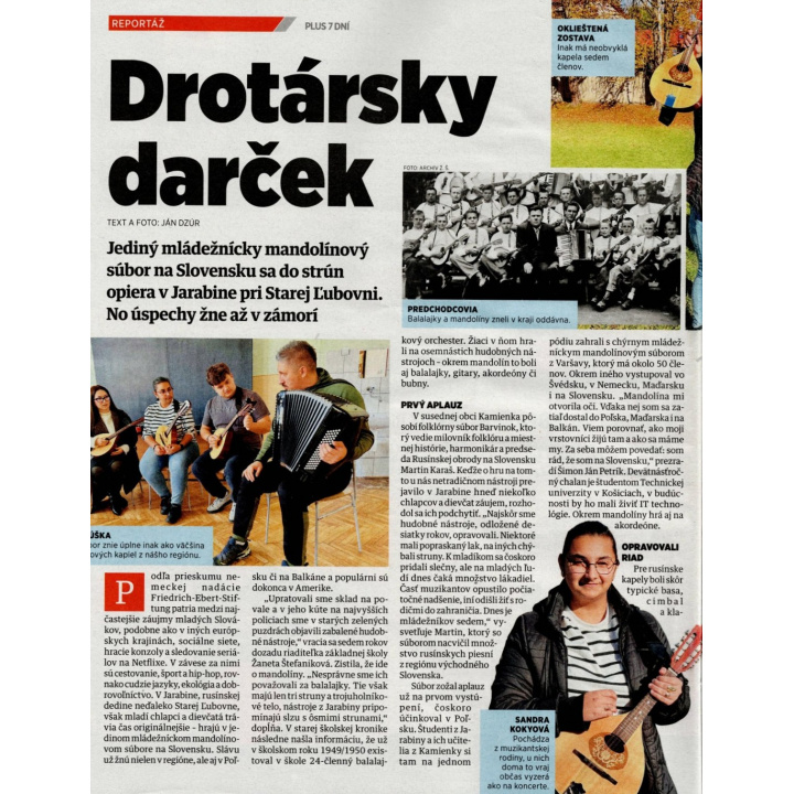 Menšia fotka pre článok NAPÍSALI O NÁS (PLUS 7 DNÍ)