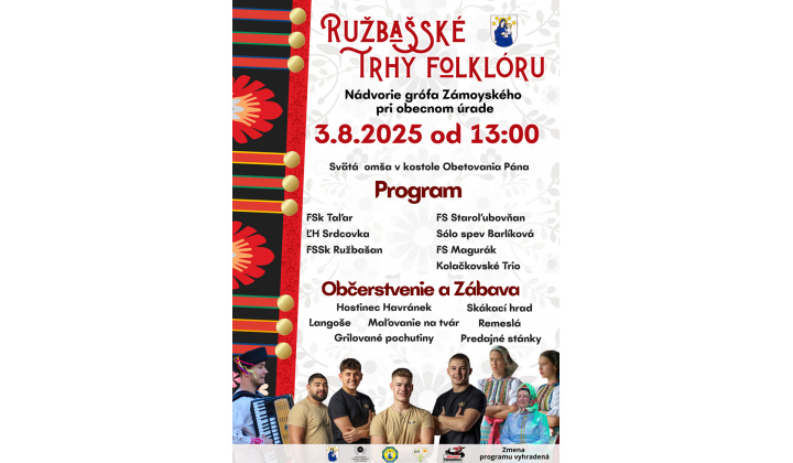 Fotka pre článok Ružbašské trhy folklóru