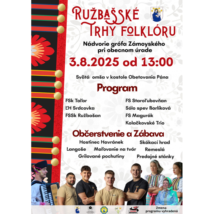 Menšia fotka pre článok Ružbašské trhy folklóru
