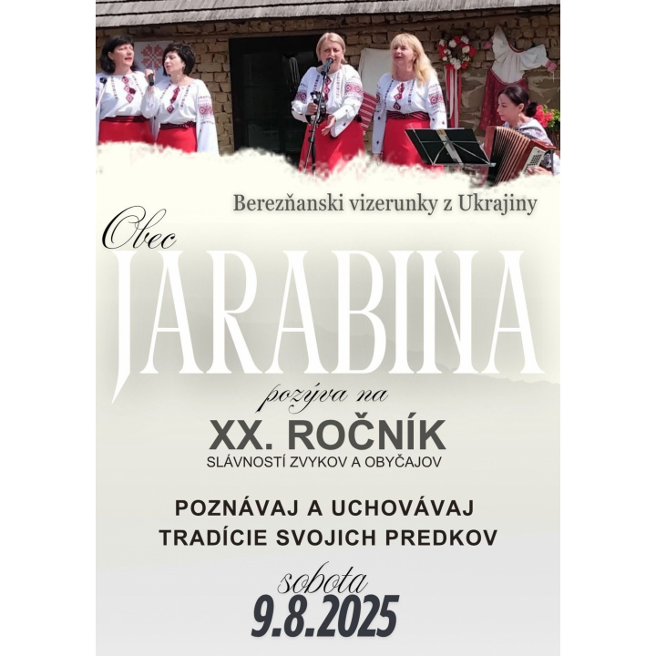 Menšia fotka pre článok XX. Slávností zvykov a obyčajov obce Jarabina - Berezňanski Vizerunky z Ukrajiny