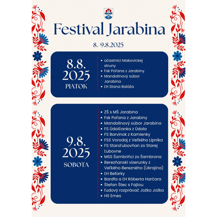 Menšia fotka pre článok XX. Slávností zvykov a obyčajov obce Jarabina