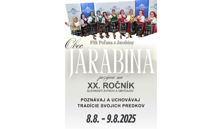 Fotka pre článok XX. Slávností zvykov a obyčajov obce Jarabina - FS Poľana