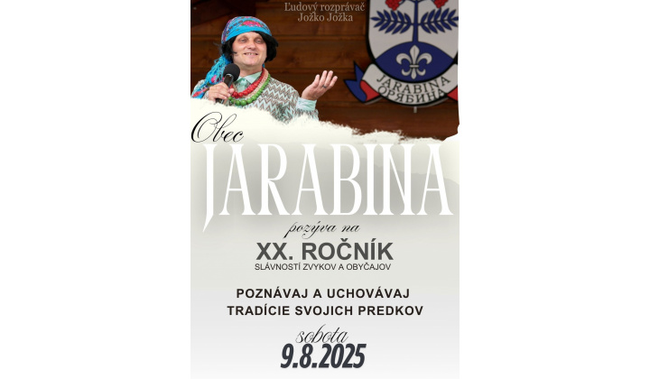 Fotka pre článok XX. Slávností zvykov a obyčajov obce Jarabina - Jožko Jožka