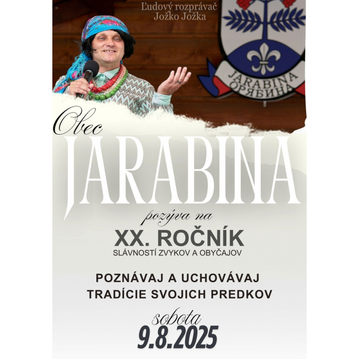 Menšia fotka pre článok XX. Slávností zvykov a obyčajov obce Jarabina - Jožko Jožka