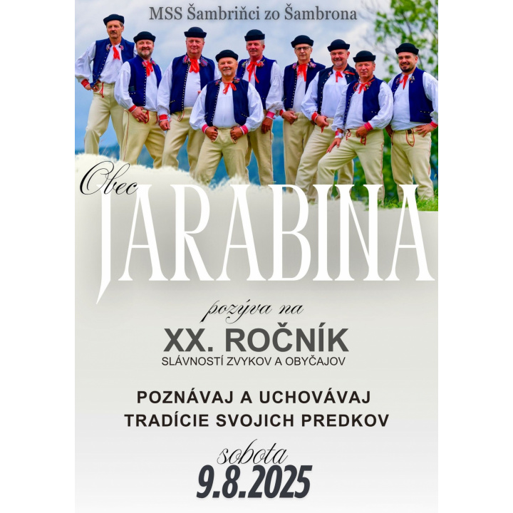 Menšia fotka pre článok XX. Slávností zvykov a obyčajov obce Jarabina - MSS Šambrinci zo Šambrona